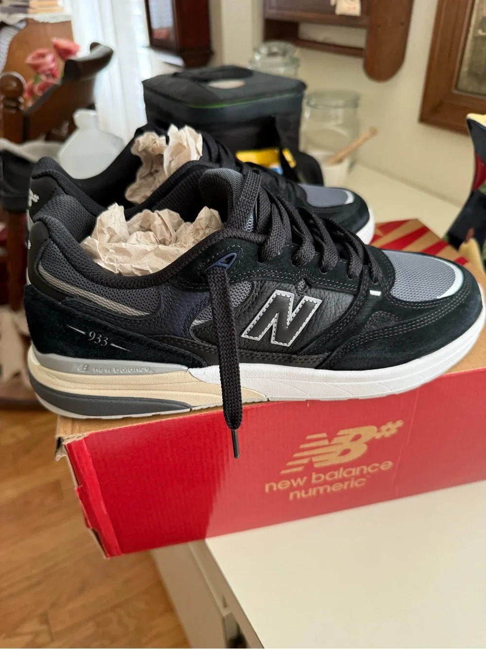 New Balance Black and Gray Andrew Reynolds 993-Style Men's Sneaker